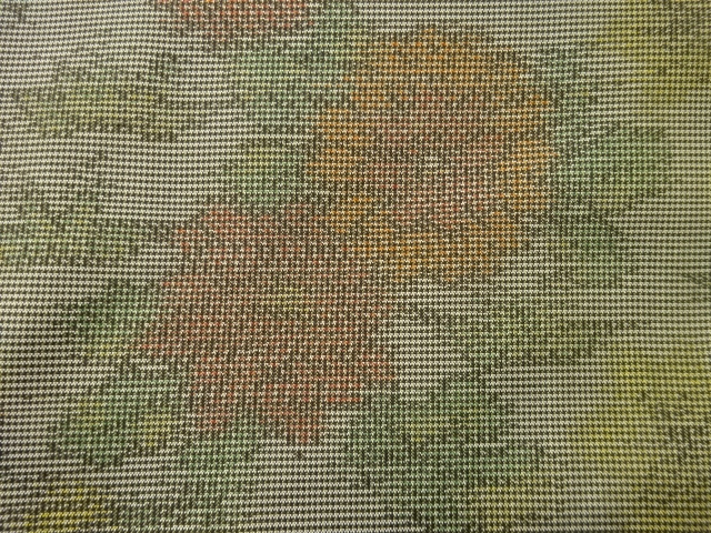 JAPANESE KIMONO / ANTIQUE KIMONO / DORO OSHIMA TSUMUGI / WOVEN FLOWER